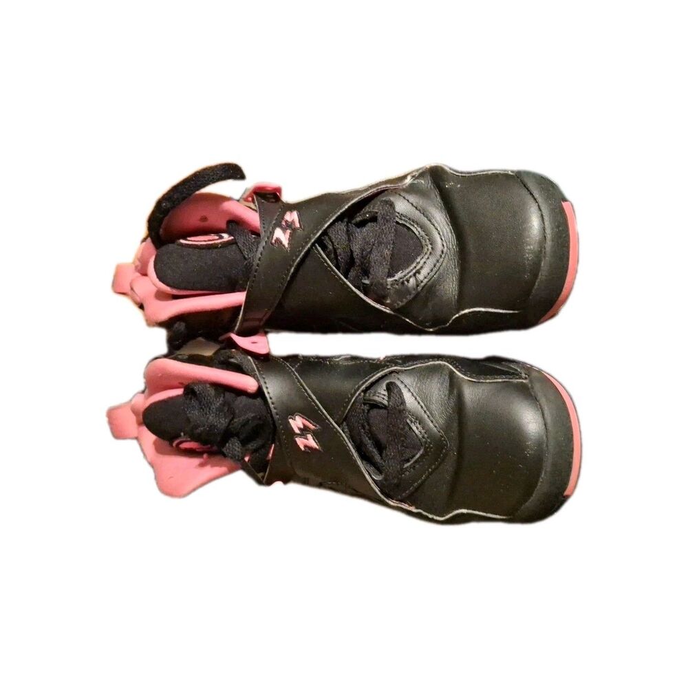 Air Jordan 7 Retro Black & Hyper Pink  Unisex Kids Shoes 4.5 Y # 442960-018